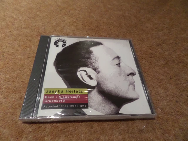 輸入CD Jascha Heifetz Jascha Heifetz Plays Bach, Vieuxtemps &amp;amp; Gruenberg CDVS1919  /00110 CD JASCHA HEIFETZ Plays Bach Vieuxtemps Gruenberg Cdvs1919