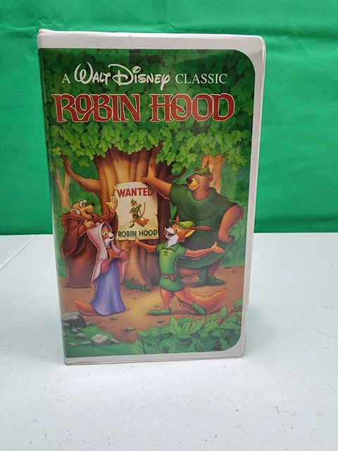 ROBIN HOOD WALT Disney Black Diamond Classic VHS Clamshell Case 9 42 robin-hood-walt-disney-black-diamond-classic-vhs-clamshell-case-9-42