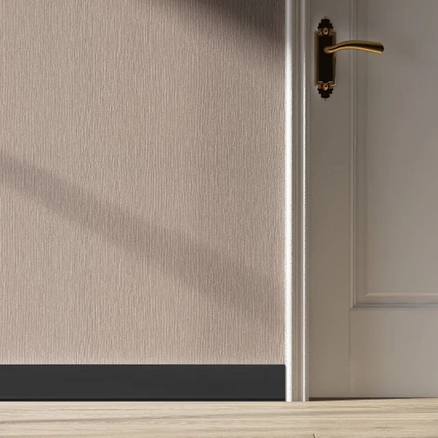 PVC WALL BASE Baseboard Molding Trim 15cm x 6m Flexible Self Adhesive