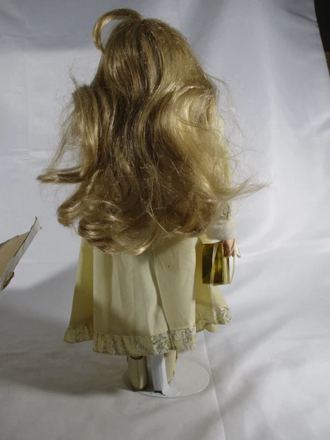 Heritage Signature Collection Blond Hair Guardian Angel Grace - Porcelain Doll 4