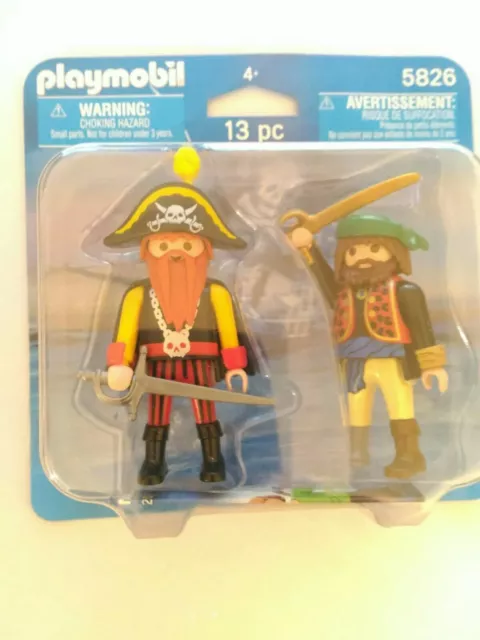 PLAYMOBIL - Duo pirates - Playmobil 5826 NEUF