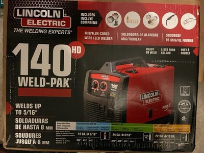Lincoln Electric 140HD WELD-PAK 5/16" MIG/Flux-Cored Wire Feed Welder K2514-1