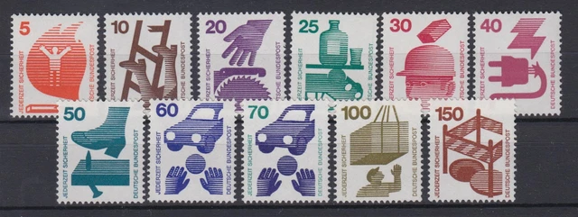 Bund ex 694-773 Unfallverhütung 11 Werte postfrisch