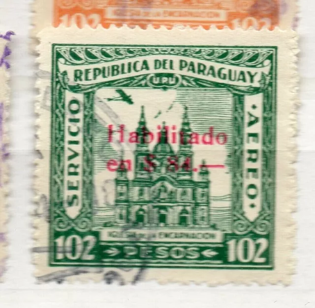 Paraguay 1937 Early Issue Fine Used 102P. Optd NW-175855