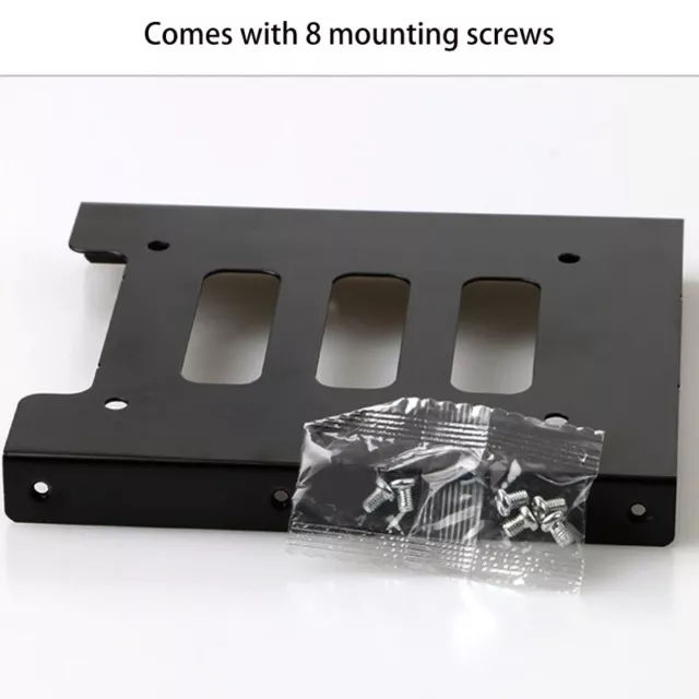 2.5" SSD to 3.5" Bay Caddy Tray Hard Drive HDD Mounting Dock Bracket Adapter