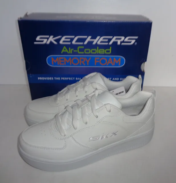 Skechers New Junior Boys Girls Memory Foam Trainers Shoes RRP £52 UK Size 4