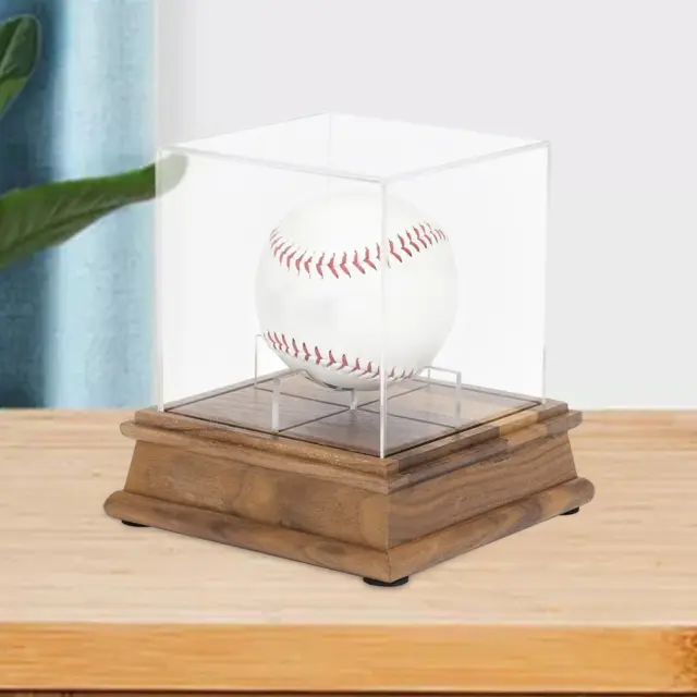 Vetrina da baseball trasparente per scatola da baseball con vetrina da