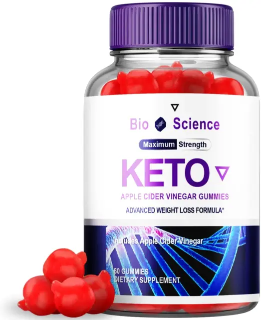 Bioscience Keto Gummies, Bio Science, Advanced Weight Loss (60 Gummies)