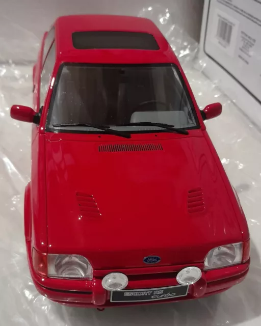 OT826 Ottomobile 1:18 red Ford Escort mk4 RS Turbo Otto