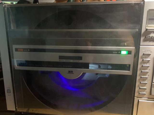 SHARP VZ3000 VERTICAL record player music system-working £195.00