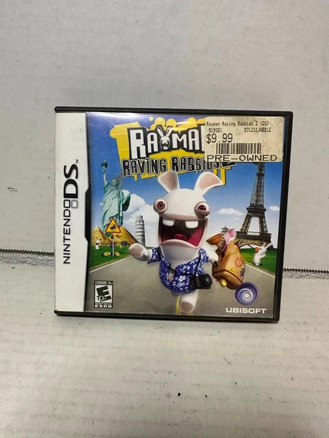 RAYMAN RAVING RABBIDS 2 (Nintendo DS, 2007) Complete used and tested £8 ...