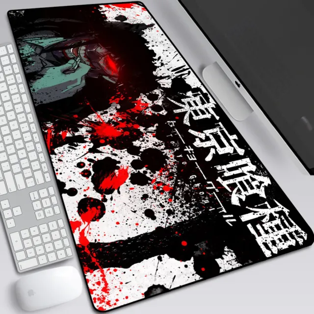 Tokyo Ghoul Anime Desk Mouse Pad Mat Large Keyboard Mat Otaku 40X90cm R3