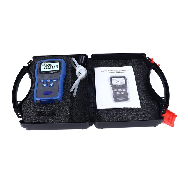 MANOMETRO DIFFERENZIALE MISURATORE DI PRESSIONE DIGITALE VACUUM TESTER Usb 100kpa 86994668