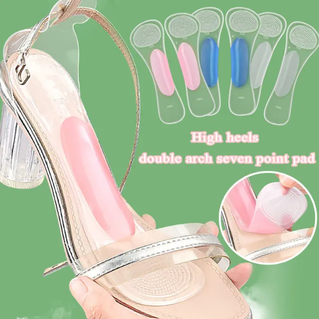 Gel Pastillas De Arco Metatarsal Support Masaje Plantillas Para High-Heels