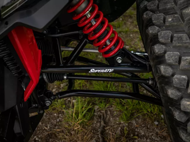 SuperATV Heavy Duty High Clearance A-Arms for Honda Talon 1000R (2019+) - Black 3