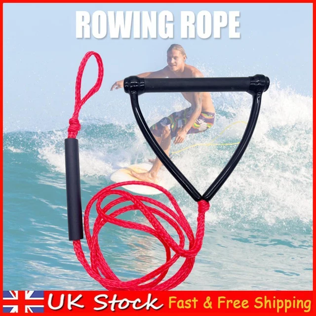 Water Ski Rope Safety Watersports Surfing Tow Line Leash Cord with Handle Grip