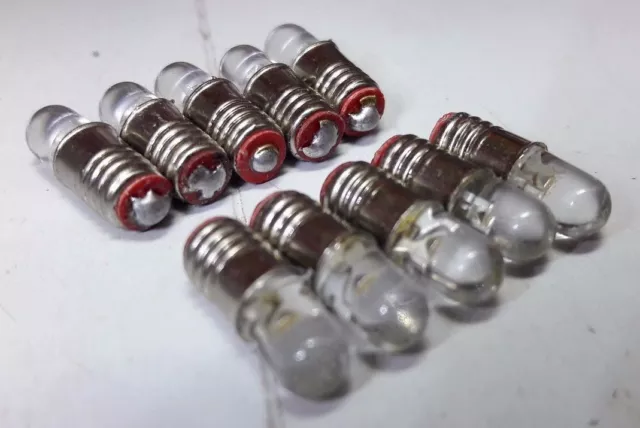 LES 280 Lilliput Warm White Instrument Dash Panel Light Bulbs LED E5 12v x10