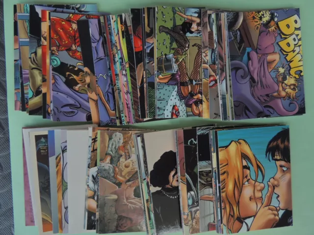 Strangers In Paradise Terry Moore Set Of 90 Trading Cards 1996 Comic Images