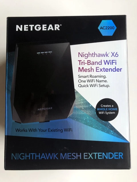 NETGEAR Nighthawk X6 EX7700 Tri-Band WiFi Mesh Extender - Come Nuovo