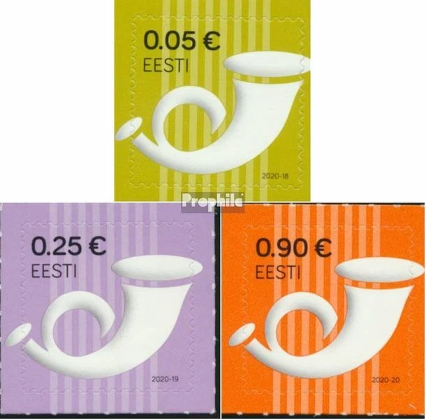 Briefmarken Estland 2020 Mi 988-990 postfrisch