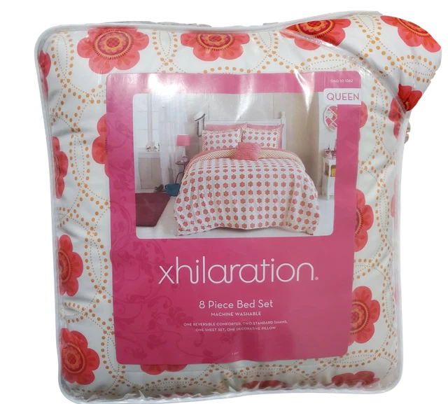 Xhilaration Medallion Floral 8-Piece Queen Bedding Set including Sheets NEW Xhilaration Medallion Floral 8-Piece Queen Bedding Set including Sheets NEW