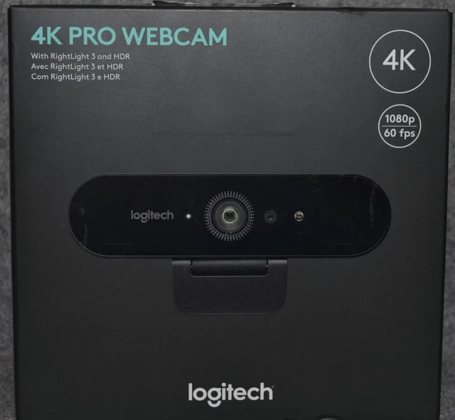 Logitech 4K Pro Webcam 1080P with Rightlight 3 & HDR