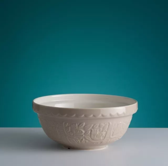 Mason Cash In The Forest Green/Ochre/Stone Mixing Bowls 21cm/24cm/26cm 2