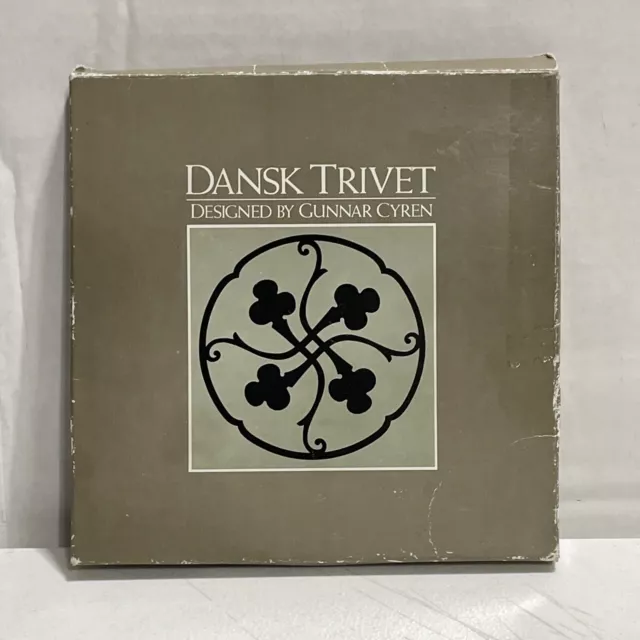 Dansk Trivet Cast Iron Gunnar Design Celtic Danish