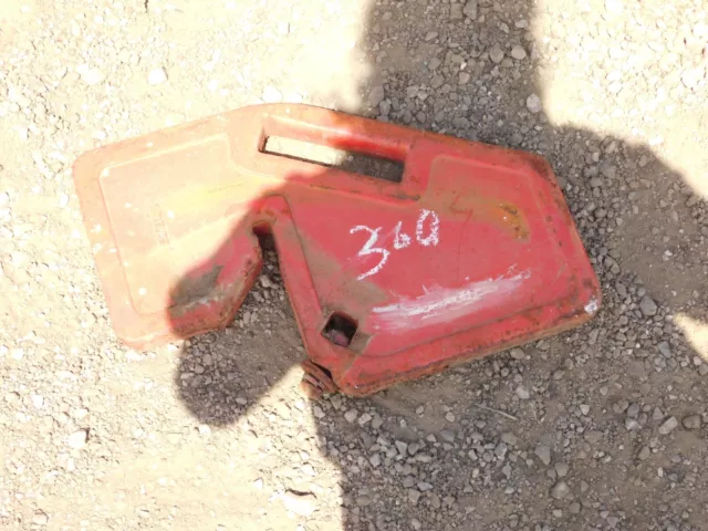 Massey Ferguson Tractor, Suitcase Weights x 2, Tag #360