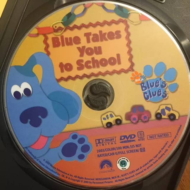BLUES CLUES Blue Takes You To School (Dvd) 0.01 PicClick