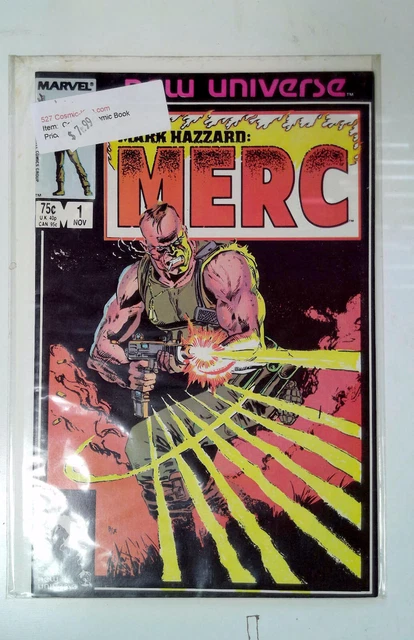 Mark Hazzard: Merc #1 Marvel Comics (1986) New Universe 1st Print Comic Book