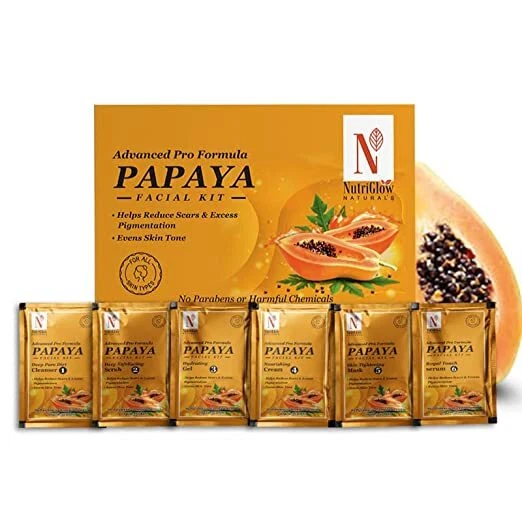 NutriGlow NATURAL'S Avanzato Professionali Formula Viso Papaya Kit - Ardenti