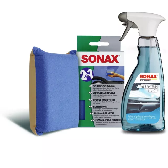 500 ml SONAX SPRAY ANTIAPPANNAMENTO DISCHI PROTEZIONE + SPUGNA DISCO