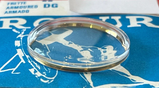 Verre plexiglas VERLUX 318 de montre vintage glace bombé