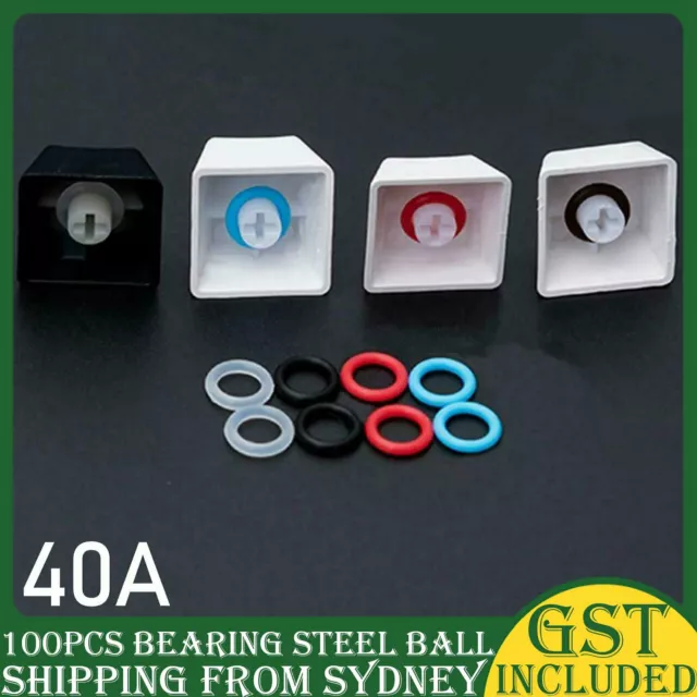 Keycap Rubber O-Ring Keyboard O Rings Switch Dampeners Cherry MX Key Stem 120 Pc