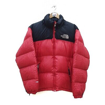 Vintage Men's The north face nuptse down puffer jacket 700 size S - Red
