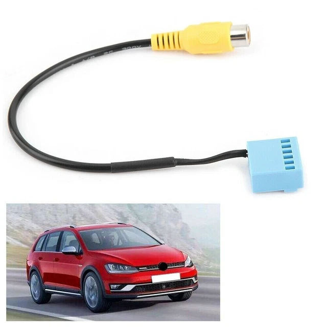 For MIB Radio Reverse Rear Camera Video Plug Converter Cable Adapter