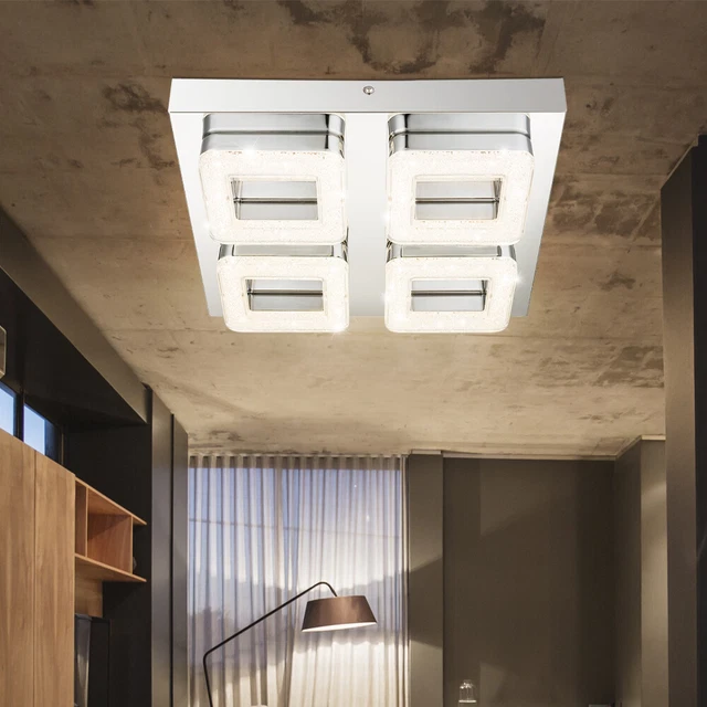 Plafonnier LED Hofstein - Lustre Moderne Pour Couloir, Salon, Chambre - Neuf