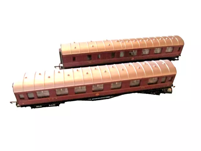 2 unidades Hornby 00 calibre-LMS entrenador de pasajeros sin caja