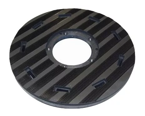 Treibteller Padteller passend für Floorpul Jade 55 - Streifenhaftbelag schwarz m