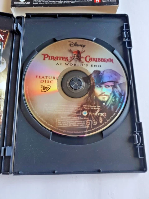WALT DISNEY PIRATES of the Caribbean At World's End DVD $5.00 - PicClick CA