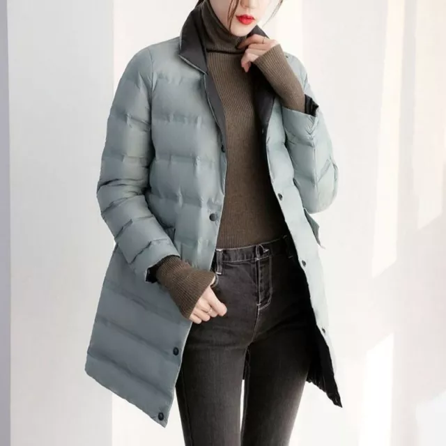 New Womens 90% Duck Down Warm Coats Ultralight Long Jacket Puffer Winer Outwear