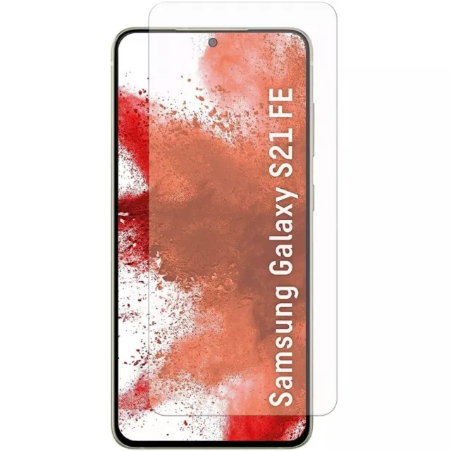 Displex Real Glass Full Cover für Samsung Galaxy S21 FE transparent/schwarz NEU