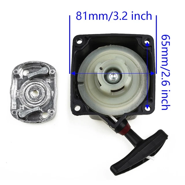 MOTEUR DÉBROUSSAILLEUSE PULL Start Starter&pawl Plaque Set For 47/49cc Tondeuse EUR 20,68