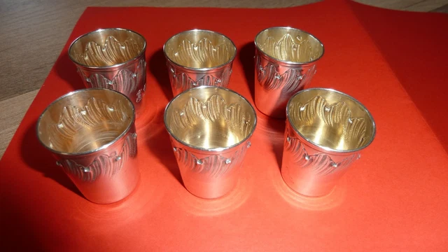 Timbale En Argent Massif, Fin XIXème Timbale En Argent Massif, Fin XIXème