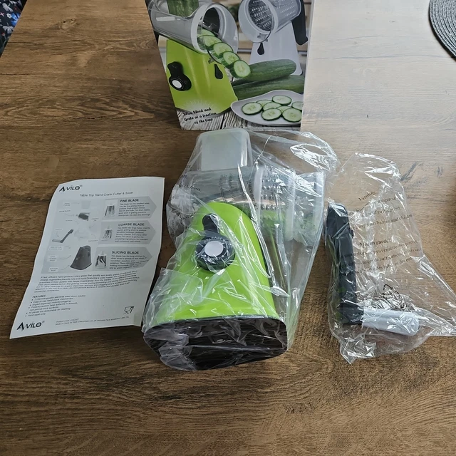AVILO TABLE TOP Hand Crank Cutter & Slicer (Used) £6.50 - PicClick UK