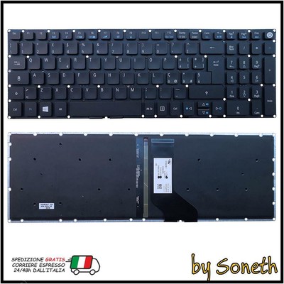JC TASTIERA ITALIANA PER ACER EXTENSA 15 EX2540 EX2540-590V EX2540-558L EX2540-35JC 