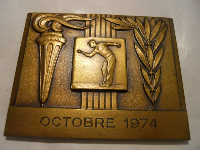 CINQUIÈME RÉPUBLIQUE Médaille, La pétanque fme_948393 Médailles