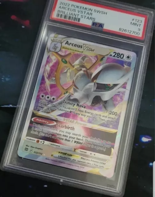 Pokemon Card Arceus Vstar Psa