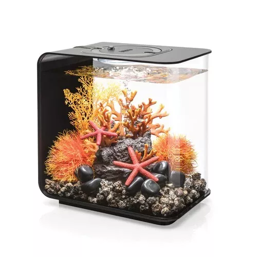 biOrb 45914.0 Flow 15L LED Black Complete Aquarium 4 Gallon and extra pump